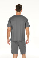Men's V-neck Shirt and Shorts