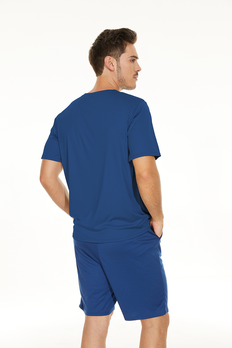 Men’s V-neck Shirt and Shorts