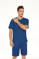 Men's V-neck Shirt and Shorts