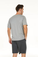 Men’s V-neck Shirt and Shorts