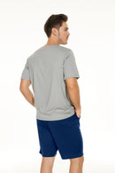 Men’s V-neck Shirt and Shorts