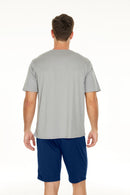Men's V-neck Shirt and Shorts